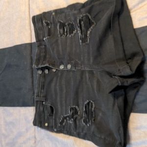 American eagle curvy super hi-rise button fly shortie